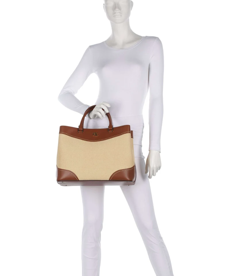 Lauren Ralph Lauren Marcy 36 Handtasche dark natural/lauren tan