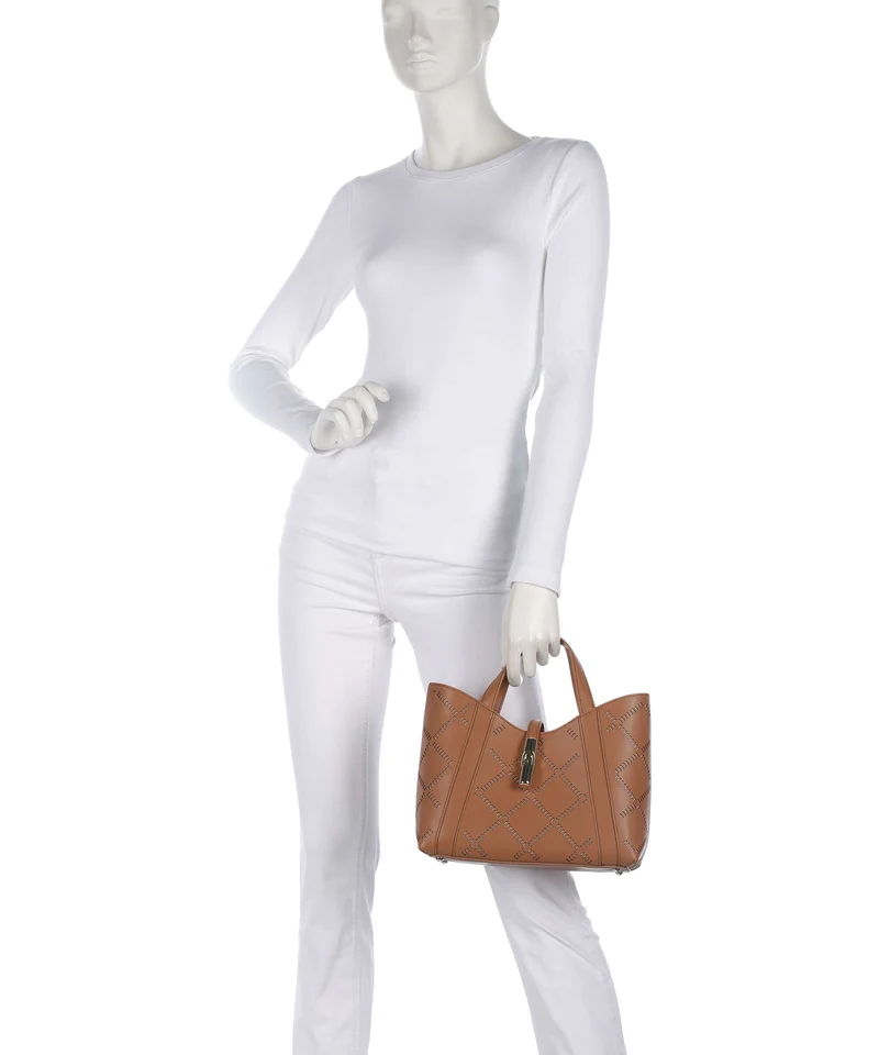 Furla Goccia S Handtasche brandy