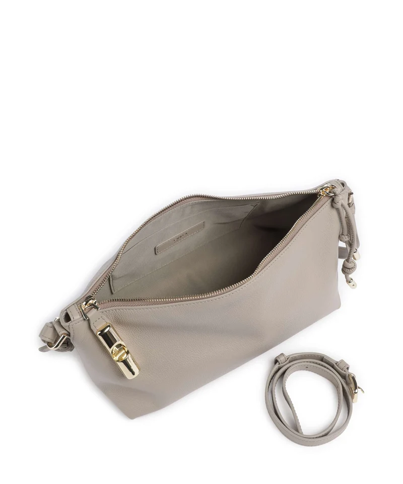 Furla Debby Mini Schultertasche linen