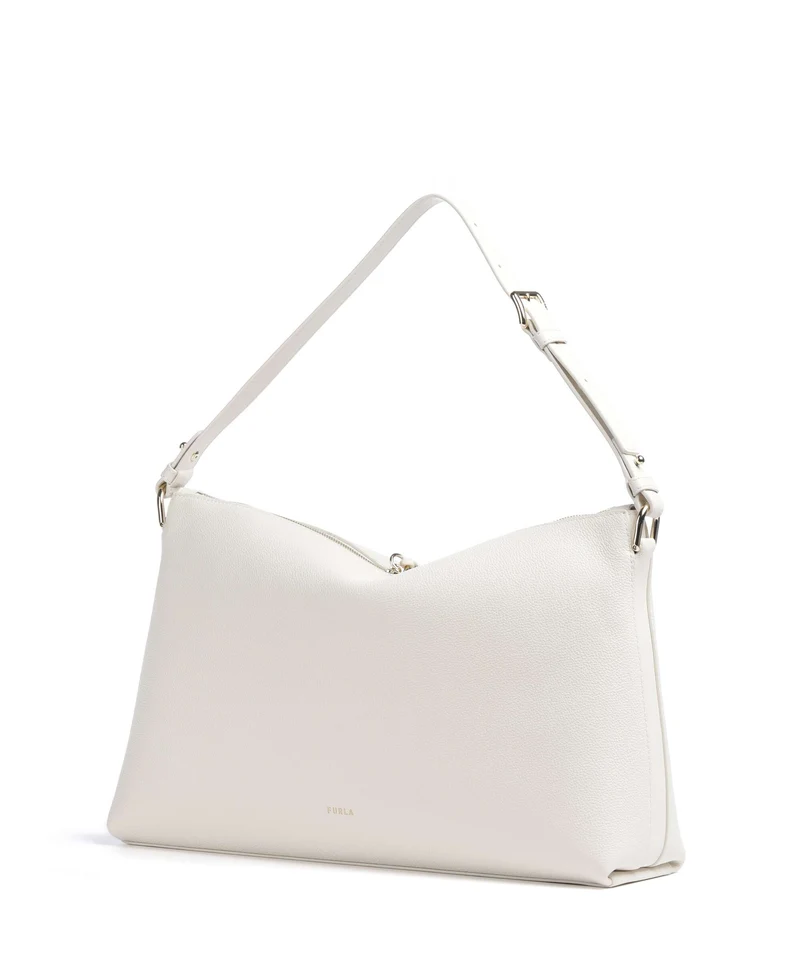 Furla Debby M Beuteltasche panna