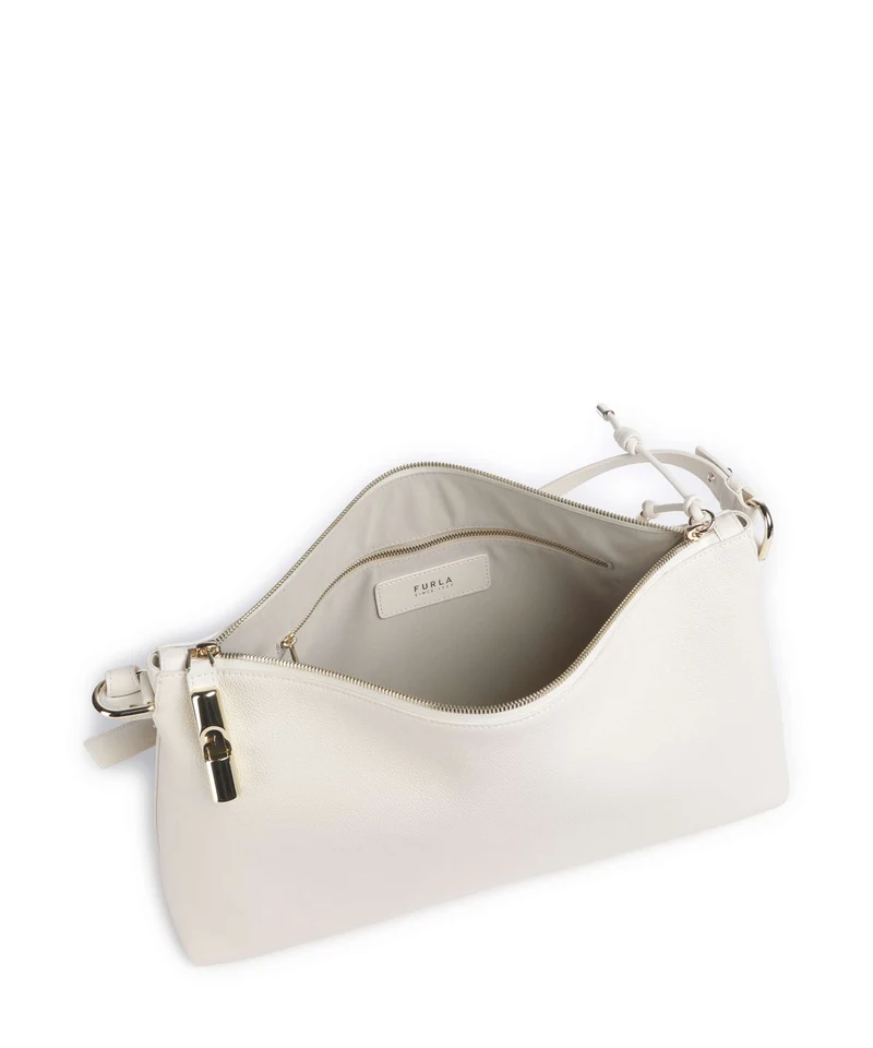 Furla Debby M Beuteltasche panna