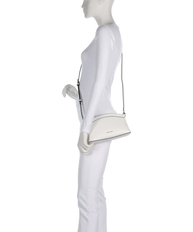 Michael Kors Athena Dome Chain Small Schultertasche optic white