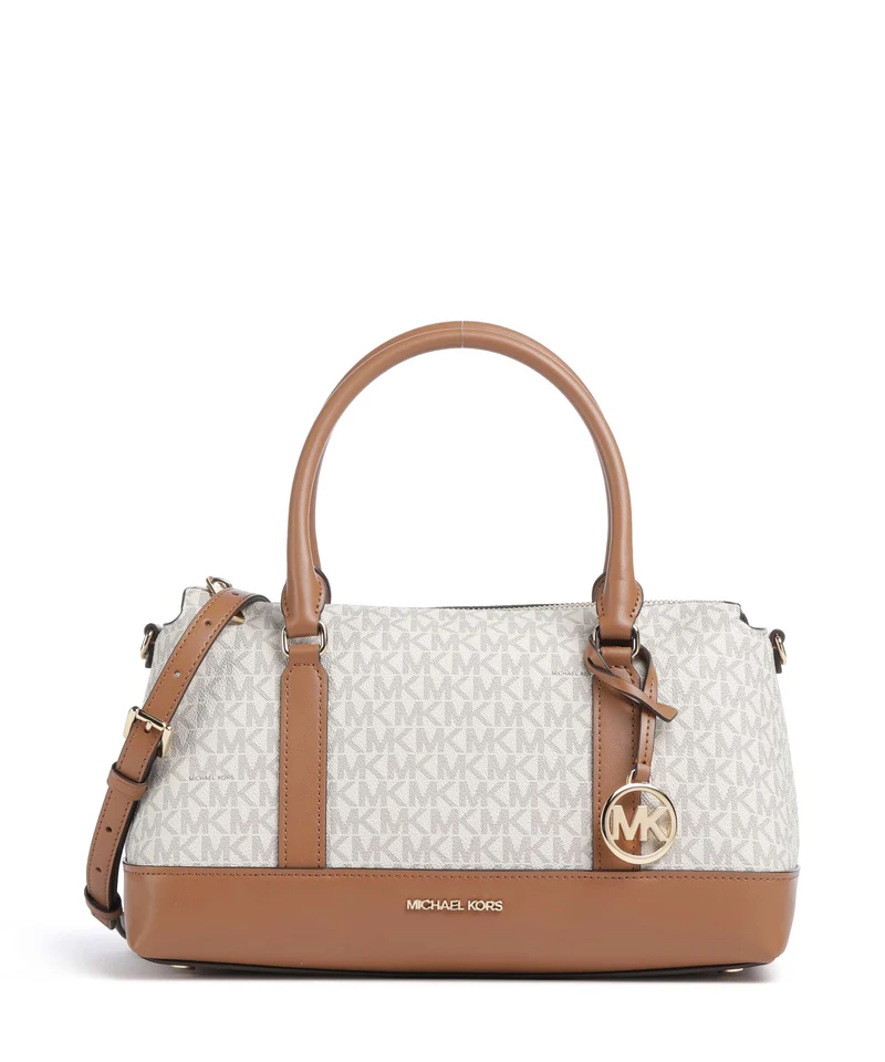 Michael Kors Andie Medium Handtasche vanilla/acorn