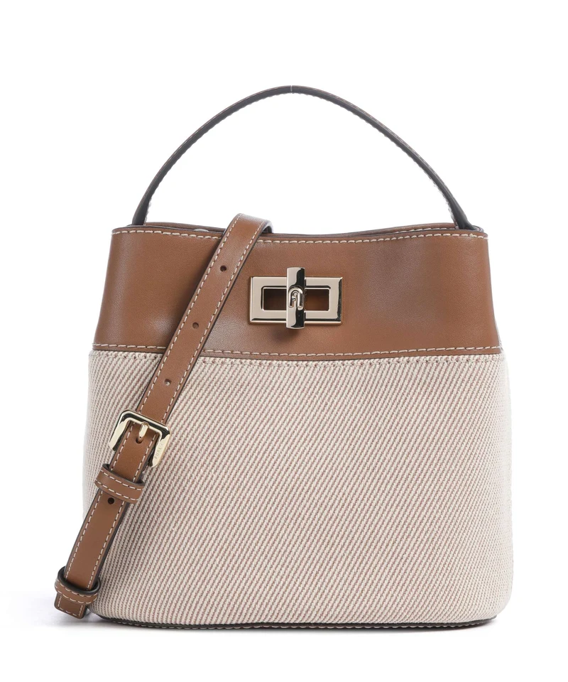 Furla Amelia Mini Bucket Handtasche toni cognac
