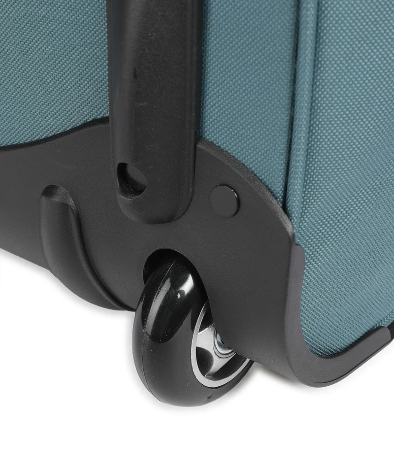 Travelite Basics Rollenreisetasche grün/orange