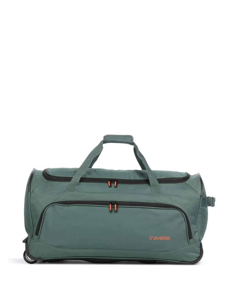 Travelite Basics Rollenreisetasche dunkelgrün