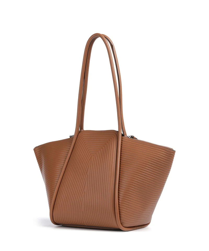 Karl Lagerfeld K/Wellen Medium Shopper dark tan