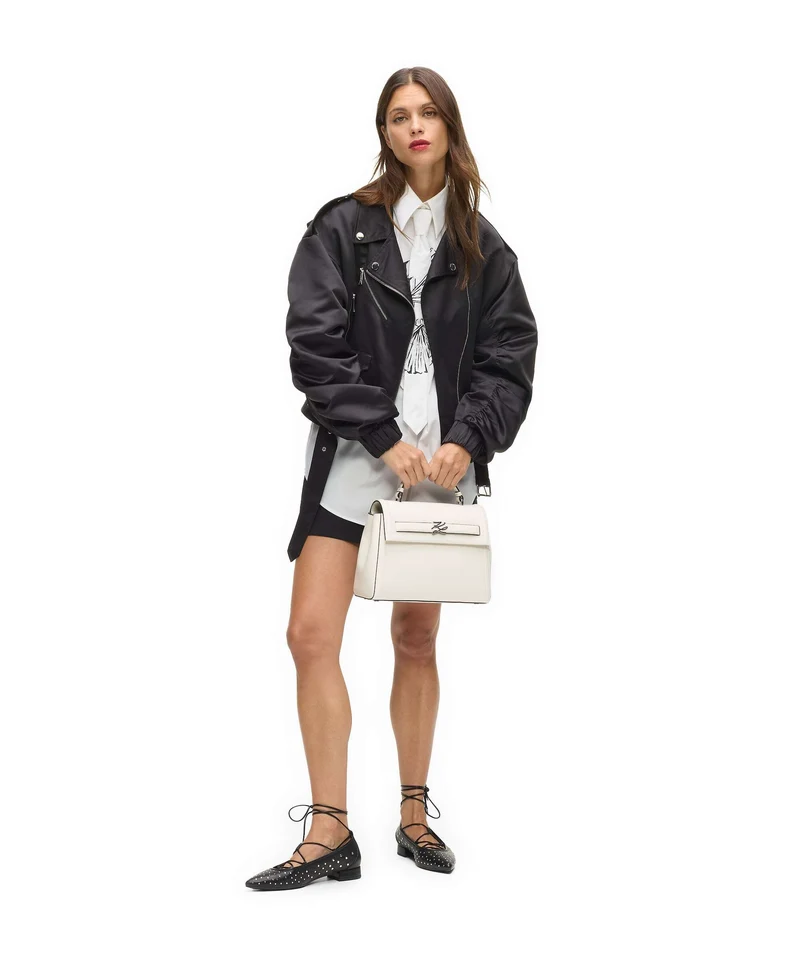 Karl Lagerfeld K/Autograph Medium Handtasche off white
