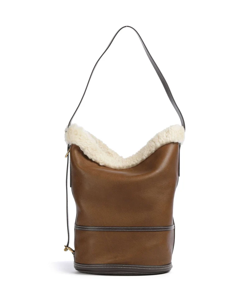 Polo Ralph Lauren Bellport Medium Bucket Handtasche luggage/cream