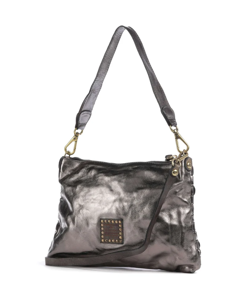 Campomaggi Schultertasche lead grey