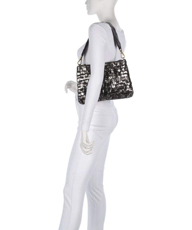 Campomaggi Schultertasche lead grey