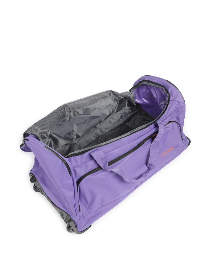 Travelite Basics Rollenreisetasche lila