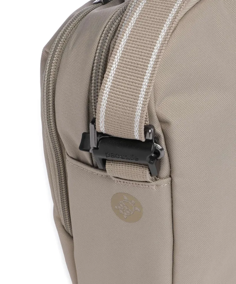Pacsafe V Umhängetasche beige