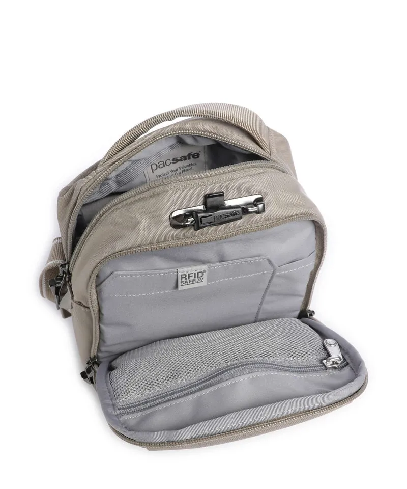 Pacsafe V Umhängetasche beige