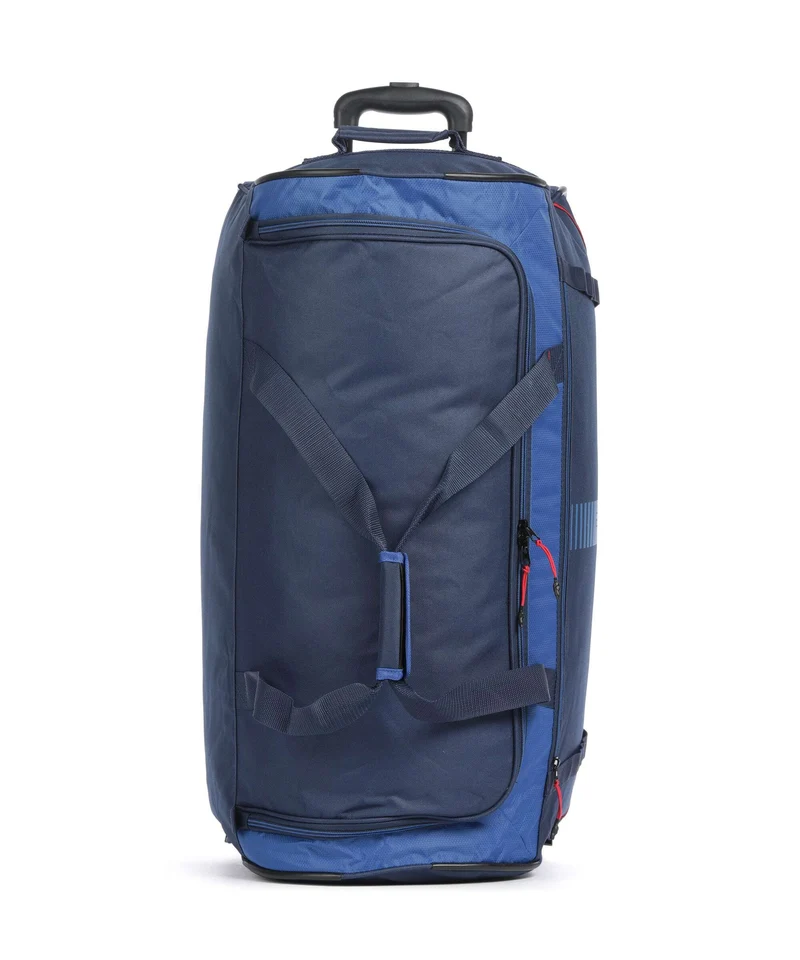 Travelite Basics Rollenreisetasche marine/rot