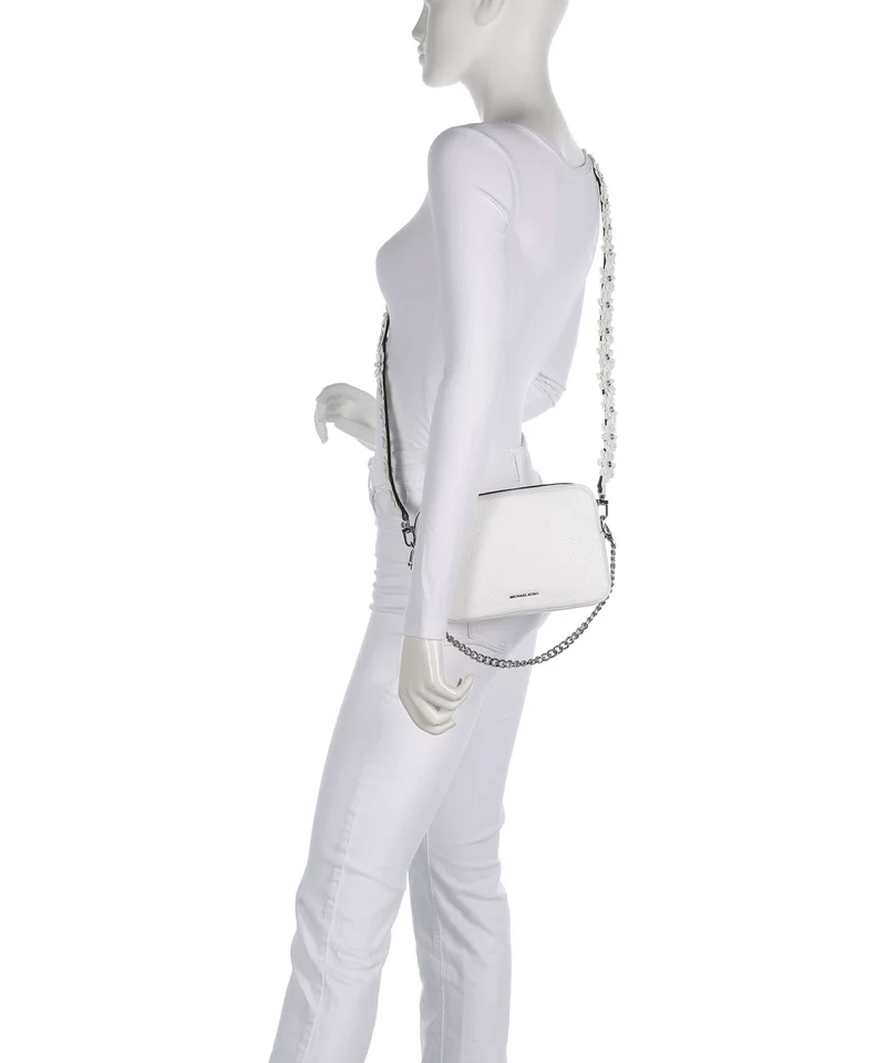 Michael Kors Bryant Medium Umhängetasche optic white