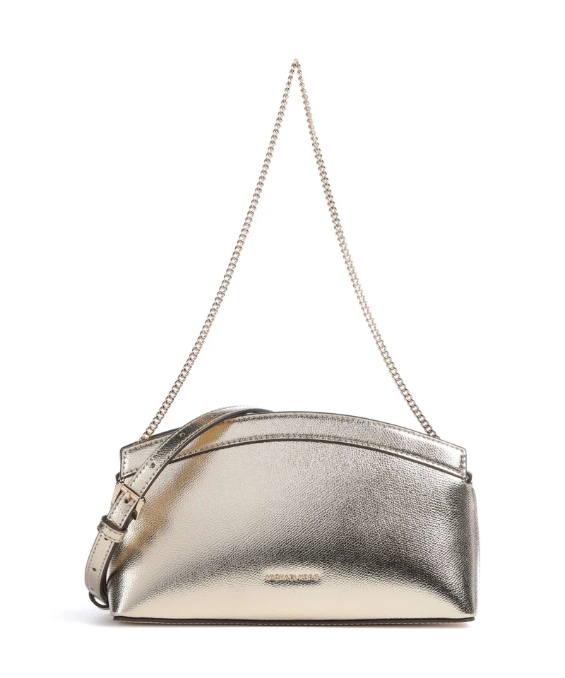 Michael Kors Athena Dome Chain Small Schultertasche pale gold