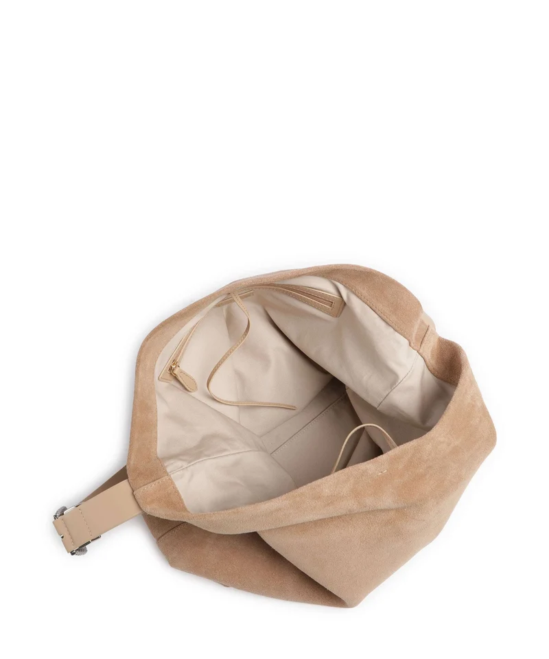 Pinko Big Beuteltasche beige/scoiattolo/gal mix gold