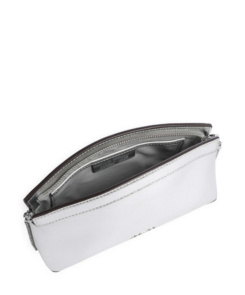 Michael Kors Athena Dome Chain Small Schultertasche silver