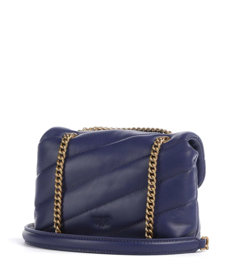 Pinko Love Puff Baby Schultertasche viola/antique gold