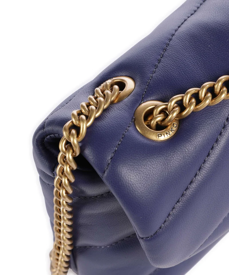 Pinko Love Puff Baby Schultertasche viola/antique gold