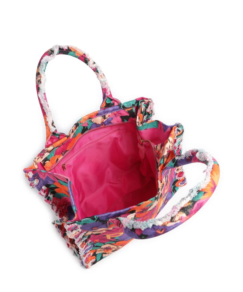 Pinko Beach Handtasche fuxia/multicolor/antique gold