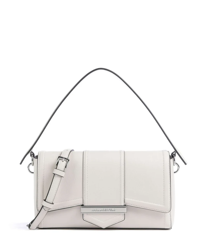 Karl Lagerfeld K/Nova Medium Schultertasche off white