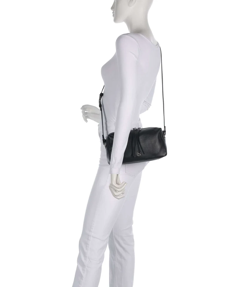 Pinko Schultertasche nero/old silver