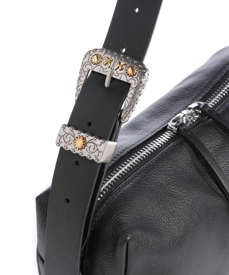 Pinko Schultertasche nero/old silver
