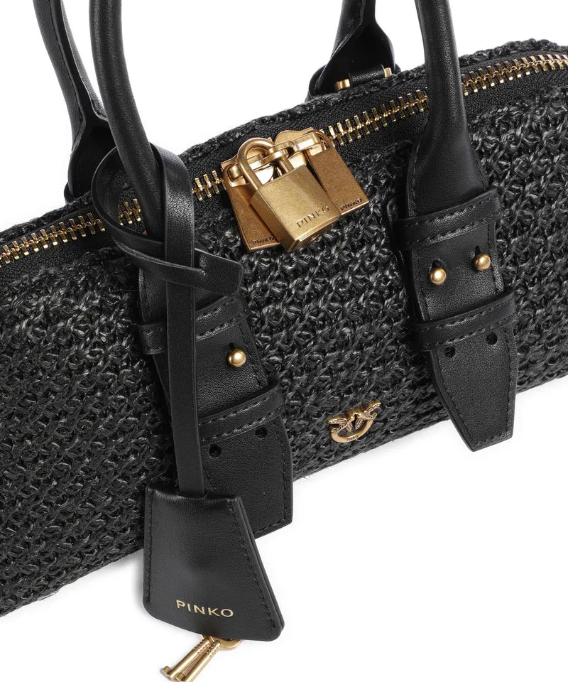Pinko Bowling Horizontal Handtasche nero/antique gold