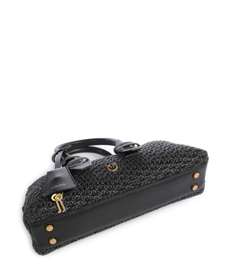 Pinko Bowling Horizontal Handtasche nero/antique gold