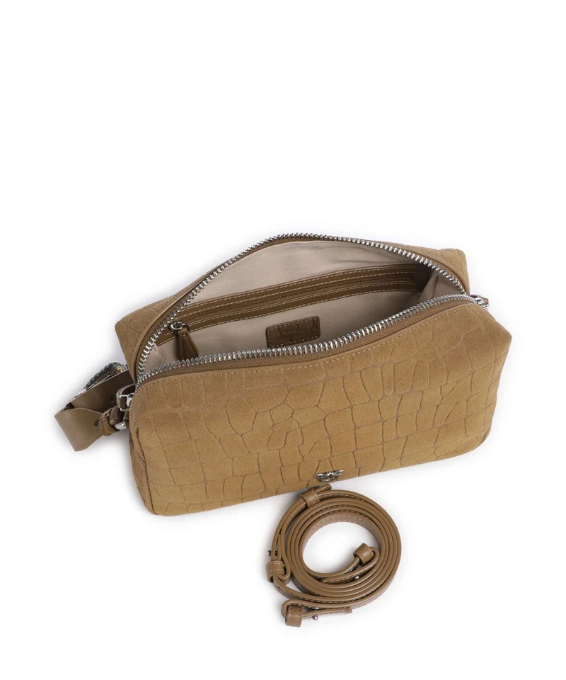 Pinko Schultertasche verde canguro/old silver