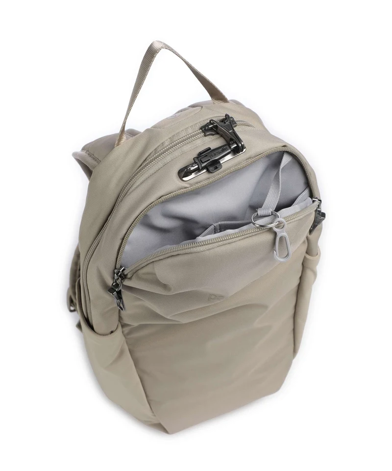Pacsafe V 12 Rucksack beige