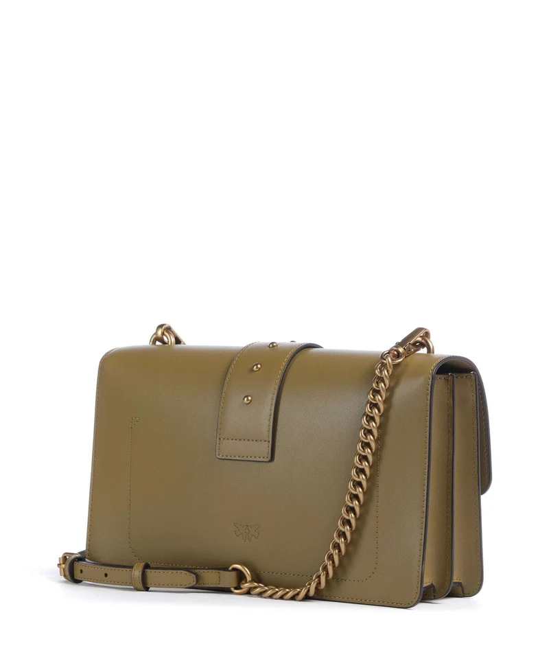 Pinko Love One Classic Umhängetasche verde canguro/antique gold