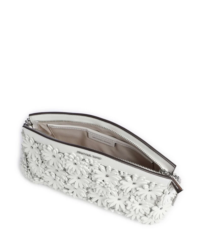 Michael Kors Athena Dome Chain Small Schultertasche optic white