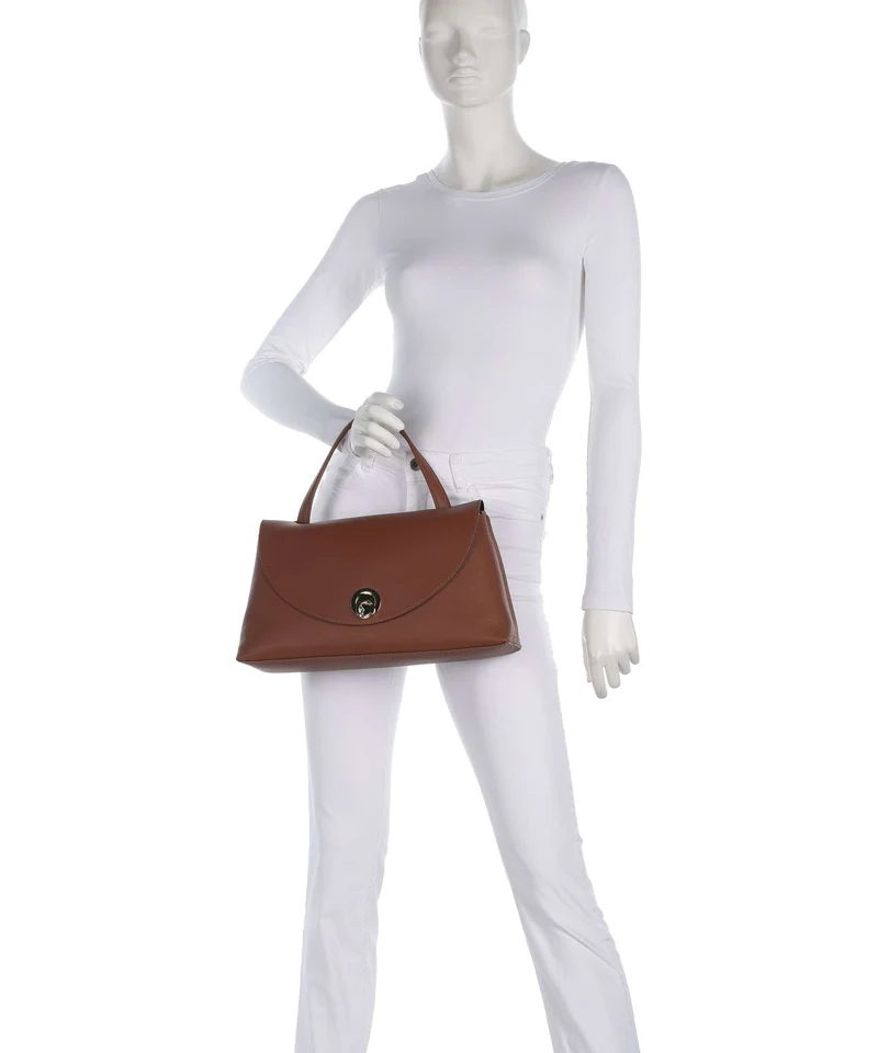 Coccinelle Nikla Handtasche cognac/noir