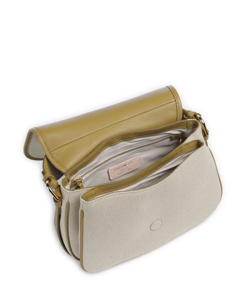 Coccinelle Mavery Canvas Handtasche natural/seagrass