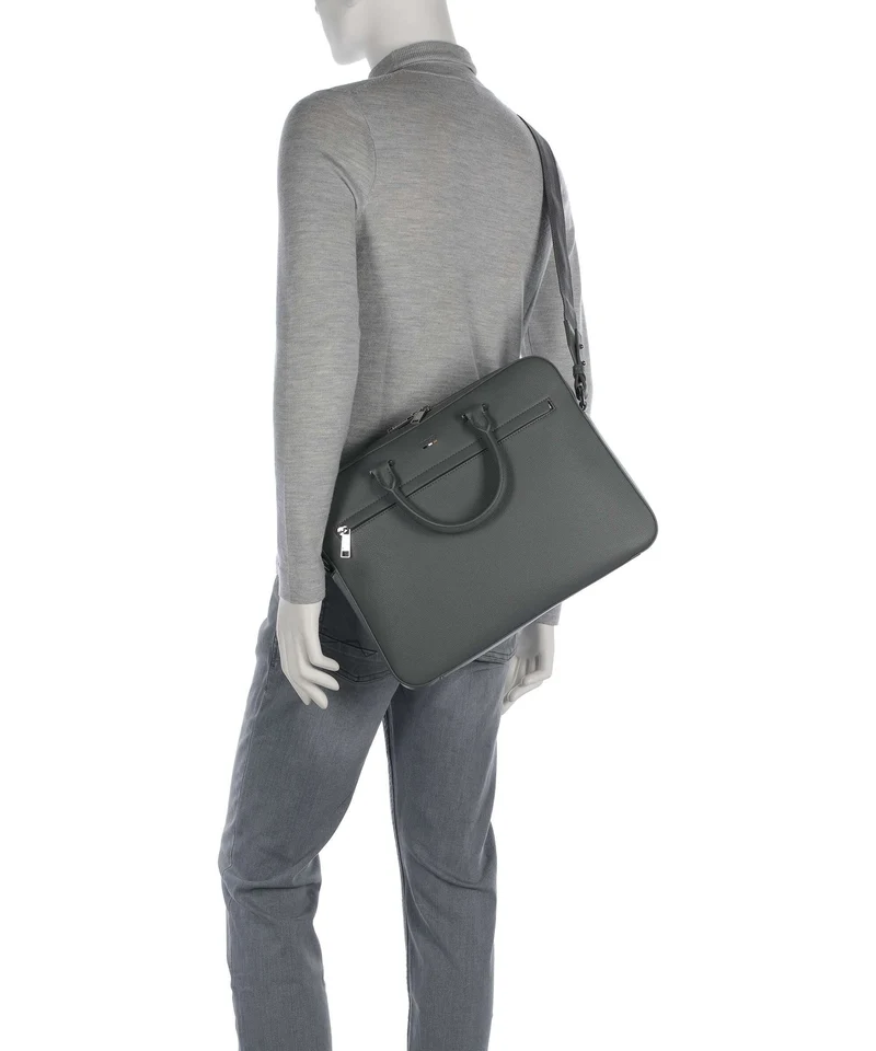 BOSS Ray Aktentasche medium grey