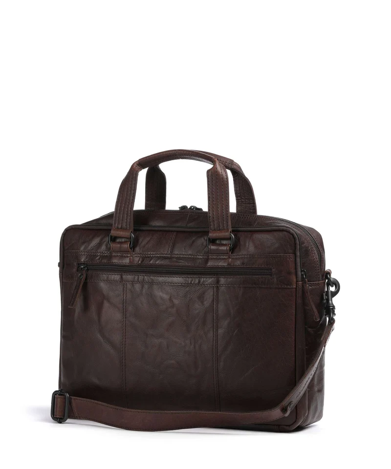 Spikes & Sparrow Bronco Dexter Aktentasche dark brown