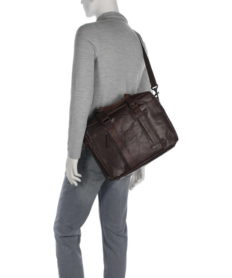 Spikes & Sparrow Bronco Dexter Aktentasche dark brown