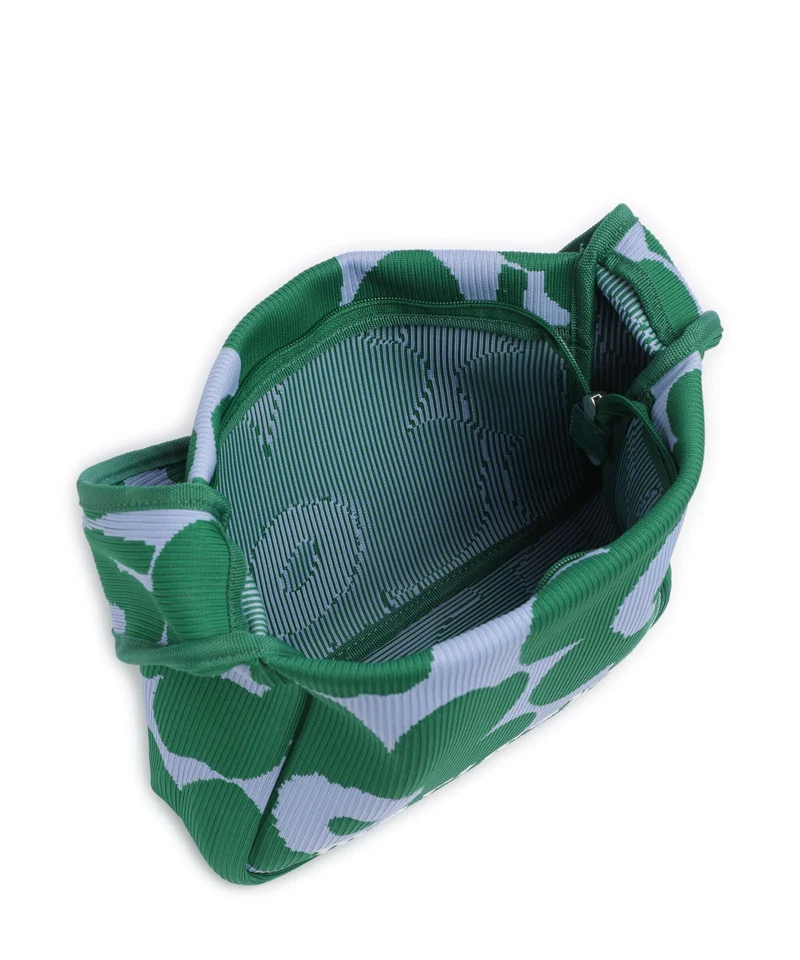 Marimekko Knitted Unikko Schultertasche dark green/blue
