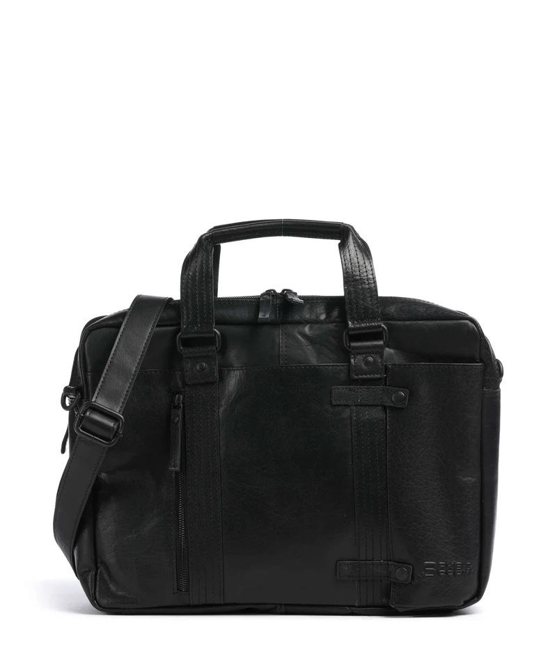 Spikes & Sparrow Bronco Dexter Aktentasche black