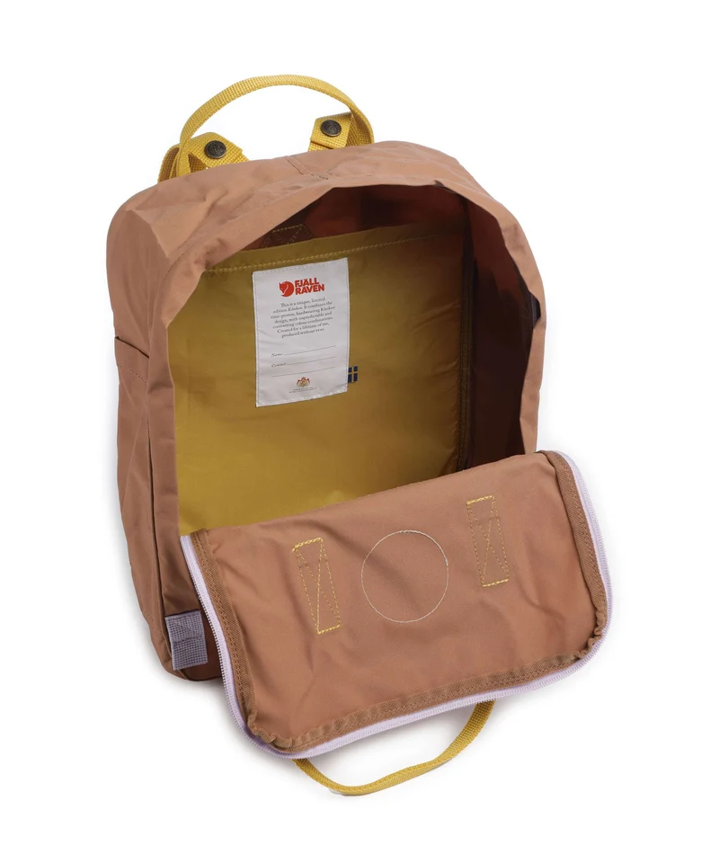 Fjällräven Kånken Koncept Rucksack khaki dust/kantarell