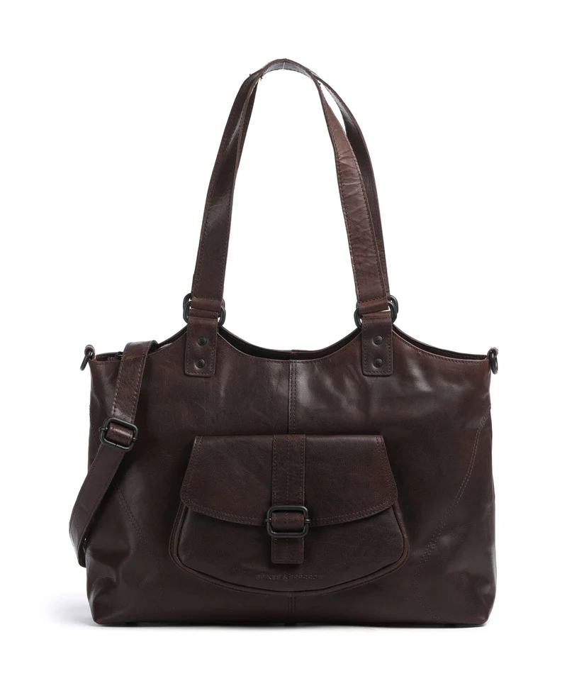 Spikes & Sparrow Bronco Kalynn Shopper dark brown