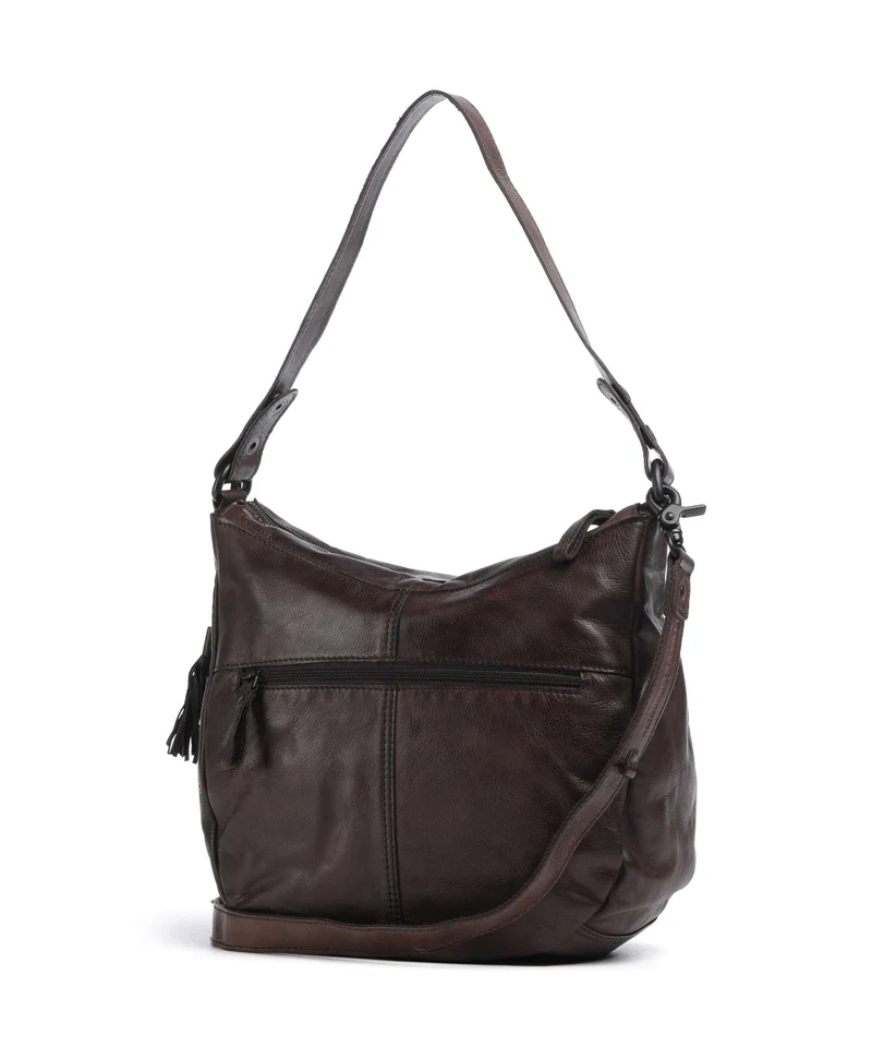 Spikes & Sparrow Apache Natalia Beuteltasche dark brown