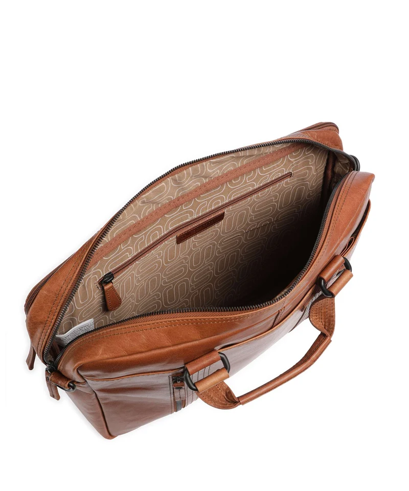 Spikes & Sparrow Bronco Dexter Aktentasche brandy