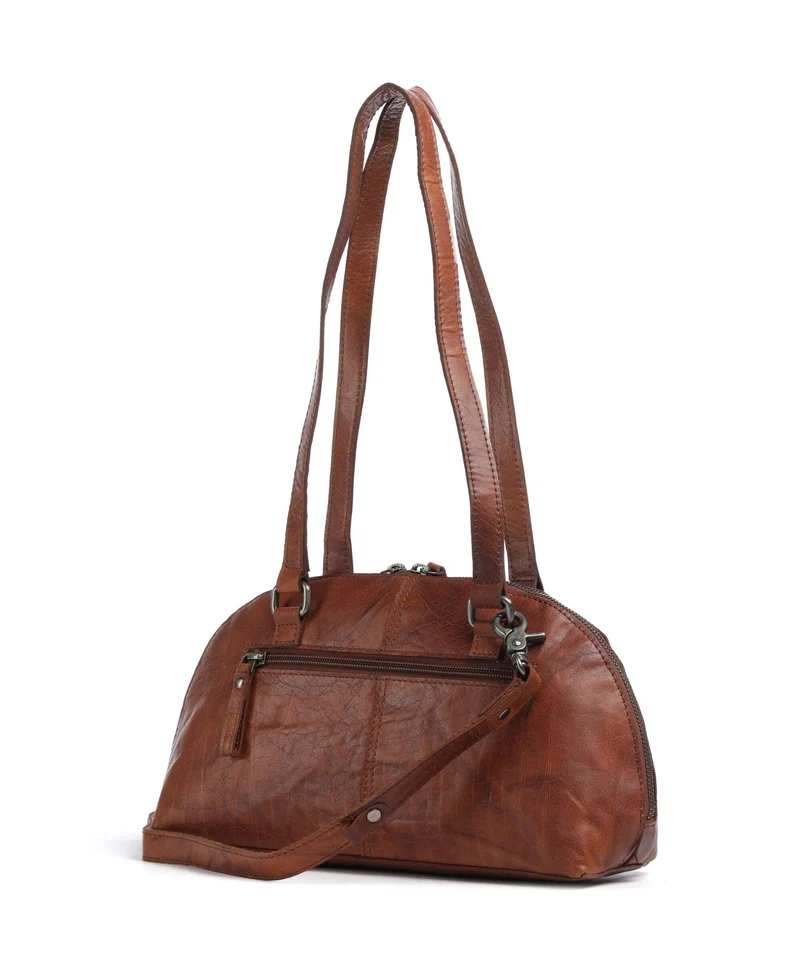 Spikes & Sparrow Bronco Thyrza Schultertasche brandy