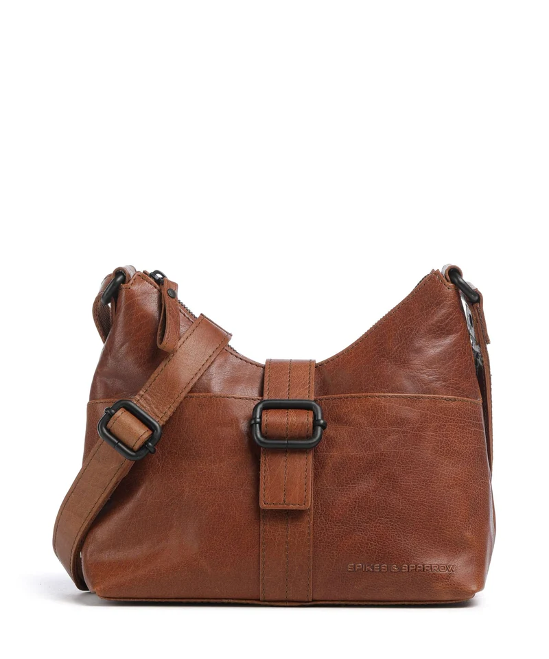 Spikes & Sparrow Bronco Ellesse Umhängetasche brandy