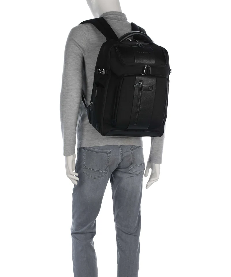 Piquadro Brief 2 Reiserucksack black