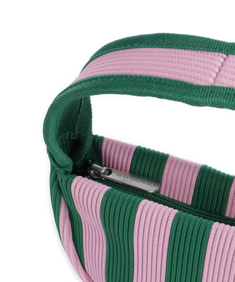 Marimekko Knitted Merirosvo Handtasche pink/dark green